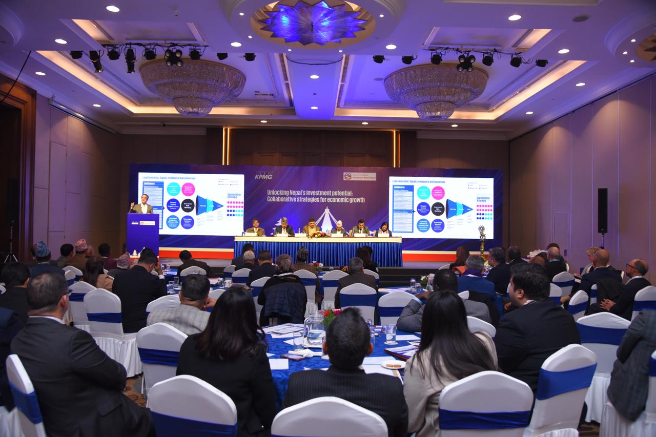 लगानी सम्मेलन अगाडी केपीएमजी इन इन्डियासँग लगानी बोर्डले गर्यो कार्यशाला गोष्ठी